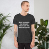 Wine is always the answer. What was the question again? - Unisex Short Sleeve Jersey T-Shirt Funny quotes 7826098