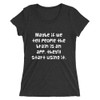 Maybe if we tell people the brain is an app, they'll start using it. - Ladies' Triblend Short Sleeve T-Shirt Funny quotes 7826272