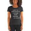 When it all comes down to it, nothing trumps execution. - Gary Vaynerchuk - Ladies' Triblend Short Sleeve T-Shirt Motivational quotes 7826714