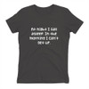 At night I fall asleep. In the morning I can't get up. - Ladies' The Boyfriend Tee Funny quotes 7822378