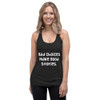 Bad choices make good stories. - Ladies' Triblend Racerback Tank Funny quotes 7822556