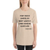 Your time is limited, so don't waste it living someone else's life! - Steve Jobs - Unisex Short Sleeve Jersey T-Shirt Motivational quotes 7826680
