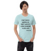 Your time is limited, so don't waste it living someone else's life! - Steve Jobs - Unisex Short Sleeve Jersey T-Shirt Motivational quotes 7826680