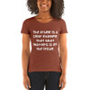 The fridge is a clear example that what matters is on the inside. - Ladies' Triblend Short Sleeve T-Shirt Funny quotes 7826172