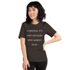 Overpack. It's why suitcases have wheels now. - Unisex Short Sleeve Jersey T-Shirt Funny quotes 7825730