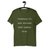 Overpack. It's why suitcases have wheels now. - Unisex Short Sleeve Jersey T-Shirt Funny quotes 7825730