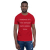 Overpack. It's why suitcases have wheels now. - Unisex Short Sleeve Jersey T-Shirt Funny quotes 7825730