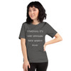 Overpack. It's why suitcases have wheels now. - Unisex Short Sleeve Jersey T-Shirt Funny quotes 7825730