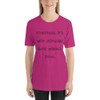 Overpack. It's why suitcases have wheels now. - Unisex Short Sleeve Jersey T-Shirt Funny quotes 7825730
