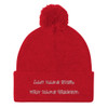 Last name Ever, first name Greatest. - Pom Pom Knit Cap Funny quotes 7820621
