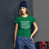 I hate it when I'm singing a song and the artist gets the words wrong. - Ladies Ringspun Fashion Fit T-Shirt Funny quotes 7823066