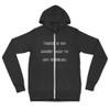 There is no angry way to say bubbles. - Unisex Triblend Lightweight Zip Hoodie Funny quotes 7831897