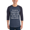 To live a creative life we must lose the fear of being wrong. - Unisex Fine Jersey Raglan Tee Motivational quotes 7829402