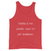 There is no angry way to say bubbles. - Unisex Jersey Tank Funny quotes 7829680