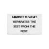 Mindset is what separates the best from the rest. - Premium Pillow Case Motivational quotes 7829106