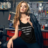 Opportunities don't happen. You create them. - Women's Flowy Racerback Tank Motivational quotes 7828844