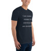 I am standing outside. So if anyone asks, I am outstanding! - Fitted Long Sleeve Crew Funny quotes 7821976