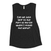 Can we just skip to the part of my life where I travel the world? - Women's Flowy Muscle Tank Funny quotes 7831138