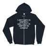 I don't want to sleep like a baby. I want to sleep like my husband! - Unisex Flex Fleece Zip Hoodie Funny quotes 7824168