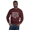 Sometimes I have to tell myself it's not worth the jail time. - Unisex Crewneck Sweatshirt Funny quotes 7824448