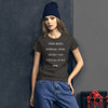 tried being normal once. Worst two minutes of my life. - Ladies Ringspun Fashion Fit T-Shirt Funny quotes 7821866