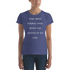 tried being normal once. Worst two minutes of my life. - Ladies Ringspun Fashion Fit T-Shirt Funny quotes 7821866