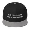 There is no angry way to say "Bubbles! - Wool Blend Snapback Funny quotes 7820099