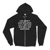 Life doesn't have any hands, but it can sure give you a slap sometimes. - Unisex Flex Fleece Zip Hoodie Funny quotes 7824614