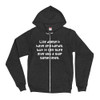 Life doesn't have any hands, but it can sure give you a slap sometimes. - Unisex Flex Fleece Zip Hoodie Funny quotes 7824614