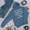 The trophy is earned in the hours that no one is watching. - Unisex Hooded Sweatshirt Motivational quotes 7825843