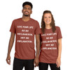 Live your life as an exclamation, not an explanation. - Unisex Triblend Short Sleeve T-Shirt Motivational quotes 7827950