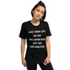 Live your life as an exclamation, not an explanation. - Unisex Triblend Short Sleeve T-Shirt Motivational quotes 7827950