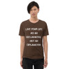 Live your life as an exclamation, not an explanation. - Unisex Triblend Short Sleeve T-Shirt Motivational quotes 7827950