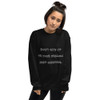 Don't give up on your dreams. keep sleeping. - Unisex Crewneck Sweatshirt Funny quotes 7823369