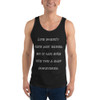 Life doesn't have any hands, but it can sure give you a slap sometimes. - Unisex Jersey Tank Funny quotes 7831132