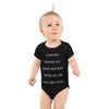 I stopped fighting my inner demons. We're on the same side now. - Infant Baby Rib Bodysuit Funny quotes 7829691