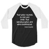 The best things in life are free. The second best are very expensive. - Coco Chanel - Unisex Fine Jersey Raglan Tee Funny quotes 7828921