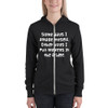 Some days I amaze myself. Other days I put my keys in the fridge. - Unisex Triblend Lightweight Zip Hoodie Funny quotes 7832264