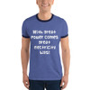 With great power comes great electricity bills! - Lightweight Ringer Tee Funny quotes 7830552