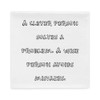 A clever person solves a problem. A wise person avoids mistakes. - Pillow Case Funny quotes 7820887