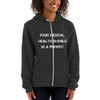 Your mental health should be a priority. - Unisex Flex Fleece Zip Hoodie Motivational quotes 7825045