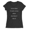 With great power comes great electricity bills! - Ladies' Triblend Short Sleeve T-Shirt Funny quotes 7826354
