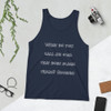 What do you call an owl that does magic tricks? Hoodini - Unisex Jersey Tank Funny quotes 7831250