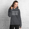 Wasted time is worse than wasted money. - Unisex Hooded Sweatshirt Motivational quotes 7826380