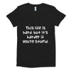 This life is hard, but it's harder if you're stupid. - Women's Tri-Blend T-Shirt Funny quotes 7824112