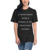 A clever person solves a problem. A wise person avoids mistakes. - Unisex Short Sleeve Crew Neck Funny quotes 7824298