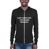 Last name Ever, first name Greatest. - Unisex Triblend Lightweight Zip Hoodie Funny quotes 7832115