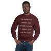 The more you weight, the harder you are to kidnap. Stay safe, eat cake! - Unisex Crewneck Sweatshirt Funny quotes 7823069