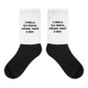 I need a six-month holiday, twice a year. - Black Foot Socks Funny quotes 7827657