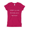 When you are Downie, eat a brownie. - Girl's The Princess Tee Funny quotes 7822488